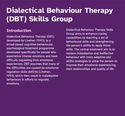 Download our DBT Information Leaflet